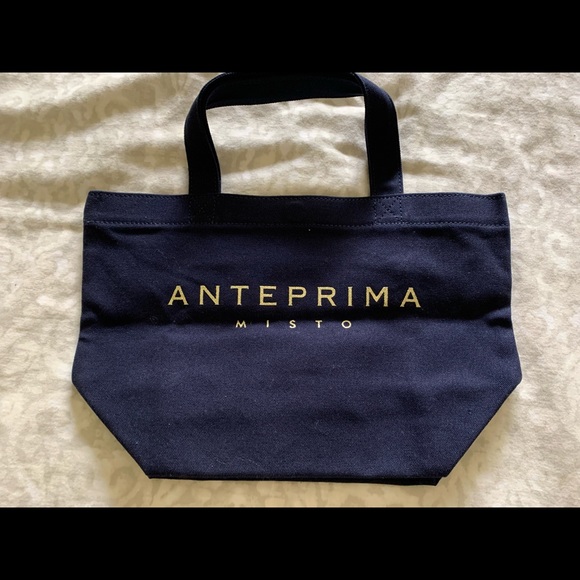 Anteprima small fabrics tote with golden sequins elasticized band - Picture 5 of 14